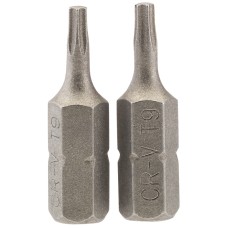 Draper T9 1/4" Hex Draper Tx-star® Insert Bit 25mm Long X 2