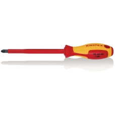 Draper Knipex 98 25 03 VDE Insulated Pozidriv® Screwdriver - PZ3 x 150mm