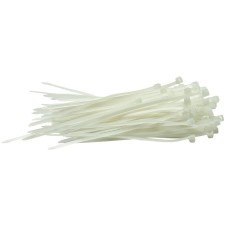 Draper White Cable Ties (100 Pieces)