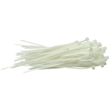 Draper White Cable Ties (100 Pieces)