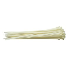 Draper White Cable Ties (100 Pieces)