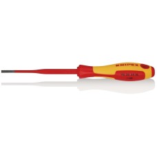 Draper Knipex 98 20 35 SL VDE Insulated Slotted Screwdriver - 3.5 x 100mm  (Slim)