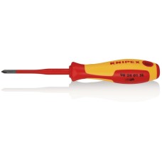 Draper Knipex 98 24 01 SL VDE Insulated Phillips Screwdriver - Ph1 x 80mm  (Slim)
