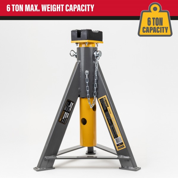 WINNTEC® 6 Ton Pin Jack Stands (09849S) WINNTEC® 6 Ton Pin Jack Stands (09849S)