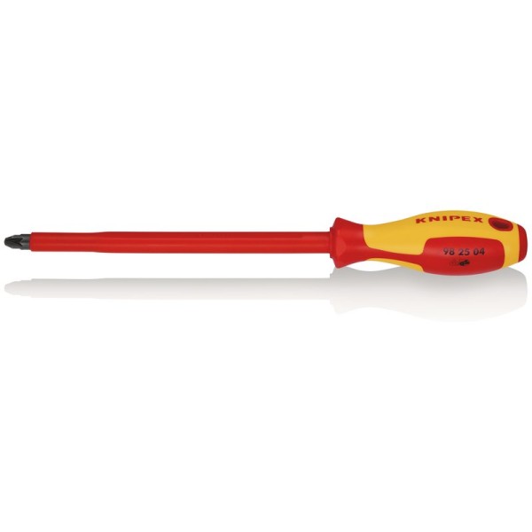 Draper Knipex 98 25 04 VDE Insulated Pozidriv® Screwdriver - PZ4 x 200mm Draper Knipex 98 25 04 VDE Insulated Pozidriv® Screwdriver - PZ4 x 200mm