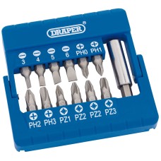 Draper Magnetic Bit Holder Set (13 Piece)