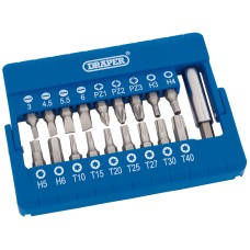 Draper Magnetic Bit Holder Set (19 Piece)