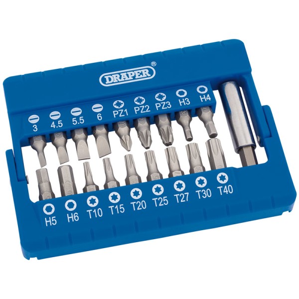 Draper Magnetic Bit Holder Set (19 Piece) Draper Magnetic Bit Holder Set (19 Piece)