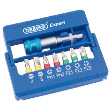 Draper EXPERT Coloured Screwdriver Bit Set (8 Piece)