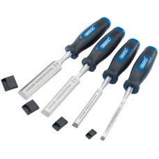 Draper Bevel Edge Wood Chisel Set (4 Piece)