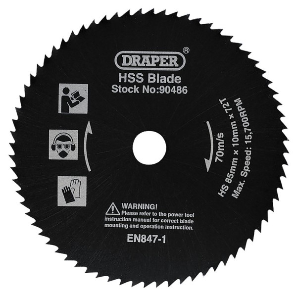 Draper HSS Saw Blade (85mm) Draper HSS Saw Blade (85mm)