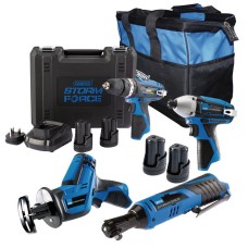 Draper Storm Force ® 10.8V Drill 4 Pack + 4 Batteries