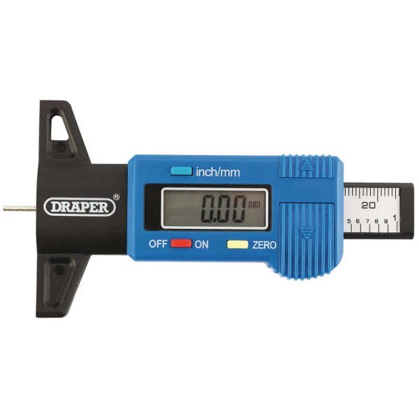 Draper Digital Tyre Tread Depth Gauge Draper Digital Tyre Tread Depth Gauge