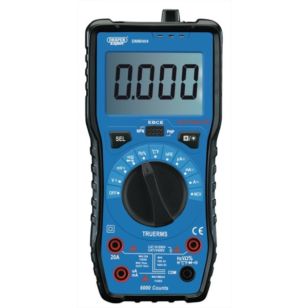Draper Expert Auto & Manual Ranging Digital Multimeter (92433) Draper Expert Auto & Manual Ranging Digital Multimeter (92433)