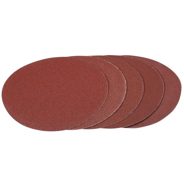 Draper Pack Of Five 180mm Hook And Loop Aluminium Oxide Sanding Discs (Assorted) Draper Pack Of Five 180mm Hook And Loop Aluminium Oxide Sanding Discs (Assorted)