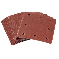 Draper 1/4 Sanding Sheets 100 Grit (105 x 115mm)