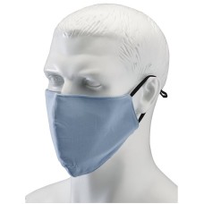 Draper Fabric Reusable Face Masks, Light Blue, (Pack Of 2)