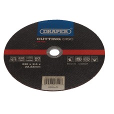 Draper Flat Stone Cutting Disc - 230 x 2.5 x 22.23mm