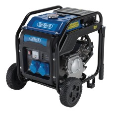 Draper Petrol Open Frame Inverter Generator with Wheels - 3800W