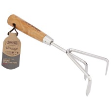 Draper Stainless Steel Hand Cultivator with Ash Handle