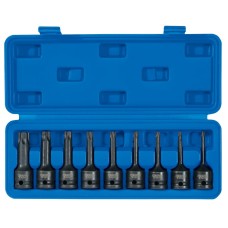 Draper EXPERT 1/2" Sq. Dr. 78mm Long Draper Tx-star® Socket Bit Set (9 Piece)