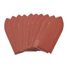 Draper Pack of Ten 240 Grit Hook and Loop Aluminium Oxide Sanding Sheets (32 x 92mm)