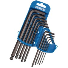 Draper Metric Hexagon And Ball End Hexagon Key Set (10 Piece)