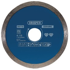 Draper Continuous Diamond Blade (115mm)