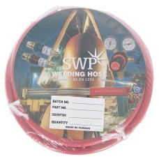 SWP Fitted Acetylene Welding Hose - 6mm / 5m / 1/4"