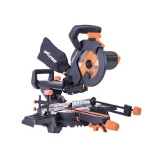 Evolution R210SMS+ Pro Multi-Material Sliding Mitre Saw 210mm 1500W 110V