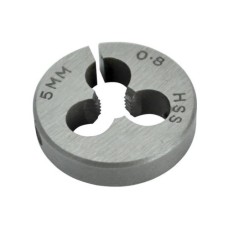 Faithfull HSS Straight Flute Split Die M5 x 0.8 (13/16 O.D)