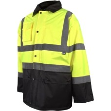 Scan Hi-Vis Yellow/Black Motorway Jacket - L (44in)