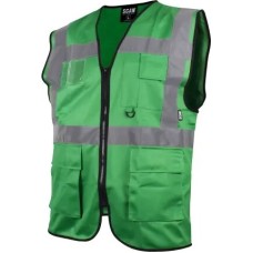 Scan Hi-Vis Utility Green Waistcoat - L (44in)