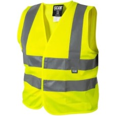 Scan Hi-Vis Waistcoat Yellow - Child 10-13