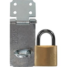 Scan Hasp and Staple 64mm + 40mm Padlock