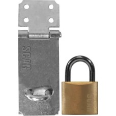 Scan Hasp and Staple 89mm + 40mm Padlock
