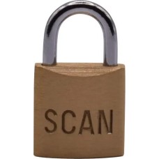Scan Brass Padlock 20mm