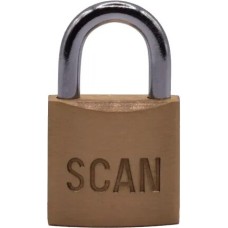 Scan Brass Padlock 25mm