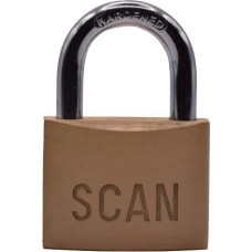 Scan Brass Padlock 50mm