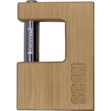 Scan Brass Padlock Shutter 80mm