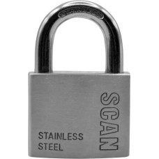 Scan Stainless Steel Padlock 50mm