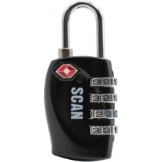 Scan Zinc Combination Padlock TSA Approved