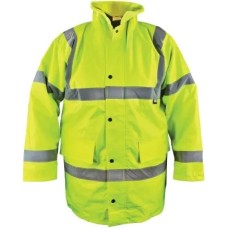 Scan Hi-Vis Motorway Jacket Yellow - L (44in)