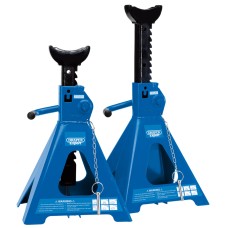 Draper EXPERT Pair of Pneumatic Rise Ratcheting Axle Stands (5 Tonne)