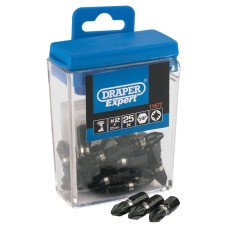 Draper EXPERT No. 2 Pz X 25mm Type Impact Bits (25 Piece)