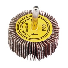 Draper 50mm x 20mm Abrasive Flap Wheel (80 Grit)