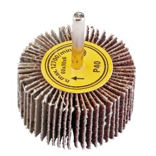 Draper 60mm x 30mm Abrasive Flap Wheel (40 Grit)