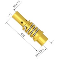 Parker Brass Tip Adaptor Left Hand (DBG - 150A)