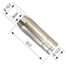 Parker Conical Nozzle 12mm (DBG - 150A) (1.0mm Wall)