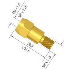 Parker Tip Adaptor (DGB-360A) M6 Tip Thread